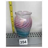 WILLOW CREEK GLASS - ART GLASS BLOWN VASE