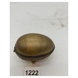 EVANS VINTAGE BRASS EGG SHAPED LIGHTER
