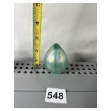 GLASS EGG PAPER WEIGHT