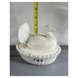 WESTMORELAND NESTING HEN DISH