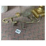 GLASS VASE, FLOWER JUG PLANTER, GOLD VASE, OVER