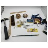 STAPLE GUN, HAMMER, HAND BROOM, ETC.