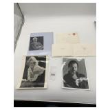 AUTOGRAPHED JOHN GIELGUD ENGLISH ACTOR 1954,