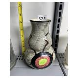 GERMAN HAND PAINTED VASE