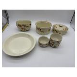 HALL SUPERIOR CHINA, SOME PAINT WEAR