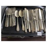 ASSORTMENT OF FLATWARE SEE PHOTOS