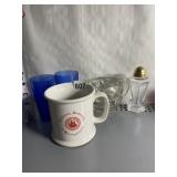 CALIFORNIA UNIVERSITY MUG CREAMER SALTSHAKER AND