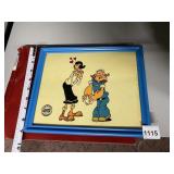 HAND PAINTED LIMITED EDITION TRAY OF POPEYE AND
