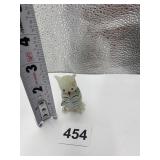 2-INCH-HIGH GLASS OWL