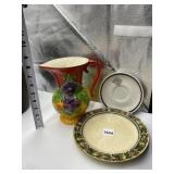 FRUIT DESIGN PITCHER, FRUIT BORDER PLATE