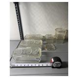 FIRE KING VINTAGE GLASS COVERED DISHES