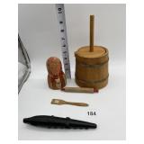 WOOD CHURN, PART OF NESTER ETC.