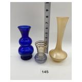 IRIDESCENT ART GLASS VASE IN TIFFANY FAVRILE