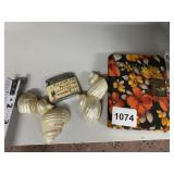 GREAT VERSE LIGHTER, SHELLS, VINTAGE ADDRESS BOOK