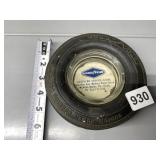 RUBBER AND GLASS GOODYEAR TIRE ASHTRAY