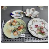 HAND PAINTED PLATES, KPM PLATE, BAVARIA PLATE,