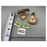 VINTAGE CANDY CONTAINERS WITH ORIGINAL CANDY AND