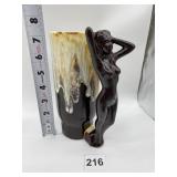 VINTAGE TALL MUG W/ NUDE WOMAN HANDLE