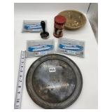 WOOD BOWL, SOCK DARNER, 3 MARDI GRAS CARNIVAL