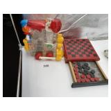 MY KIDS TOY TRAIN WITH BEAR CONDUCTOR , CHESS