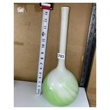 16" H BLOWN GLASS VASE