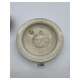 HOLDFAST BABY PLATE D.E. MS NICOL EAST LIVERPOOL