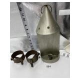 10 CANDLE HOLDER AND TWO BRACKETS