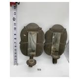 TIM WALL CANDLE HOLDERS WITH MIRRORED BACK