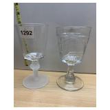 DECLARATION OF INDEPENDENCE GLASS, THREE-SIDED