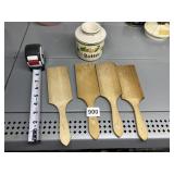 FLORAL BUTTER BELL AND BUTTER PADDLES