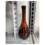 MID CENTURY GLAZED CERAMIC  7.25 " HIGH