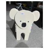 WOOD BEAR PLANT STAND, ORGANIZER FOR TOYS ETC.