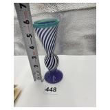 SWIRL DESIGN 5 1/2-INCH-HIGH BUD VASE