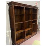 CHERRY KNOCK DOWN THREE-PIECE WALL UNIT 80 INCHES