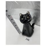 JAMESTOWN CRYSTAL BLACK CAT FIGURE WITH INSET