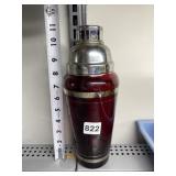 RUBY GLASS LARGE SHAKER