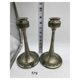 PAIR OF INCA CANDLESTICKS NUMBER 1228