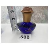 COBALT BLUE PERFUME BOTTLE EMPTY MADE IN ITALY
