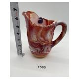 IMPERIAL SLAG GLASS WATER PITCHER