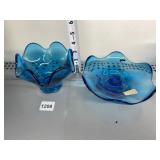 SMITH GLASS CANDLE HOLDER AND CANDY DISH