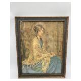 ALICE BLUE GOWN FRAMED PRINT 12.5 X FIFTEEN FIVE
