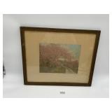 WALLACE NUTTING RIVAL SWEETNESS 17"W X 14"H