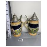 2 WESTERN GERMAN STEINS