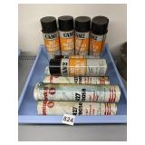 KENDALL GREASE AND SIX CANS OF RUST PENETRANT AND