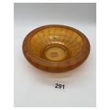 CARNIVAL GLASS CENTER PIECE BOWL
