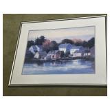 LAKE SIDE 32" X 35" CHROME FRAME PRINT