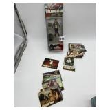 WALKING DEAD CARDS AND KARL GRIMES FIGURE