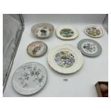 HAND PAINTED BOWL HAS SM. HAIRLINE CRACK,