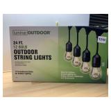 LUMINAR OUTDOOR 24 FT STRING LIGHT SET NIB