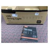 LED OUTDOOR STRING LIGHTS 48FT 2 PACK NEW IN BOX